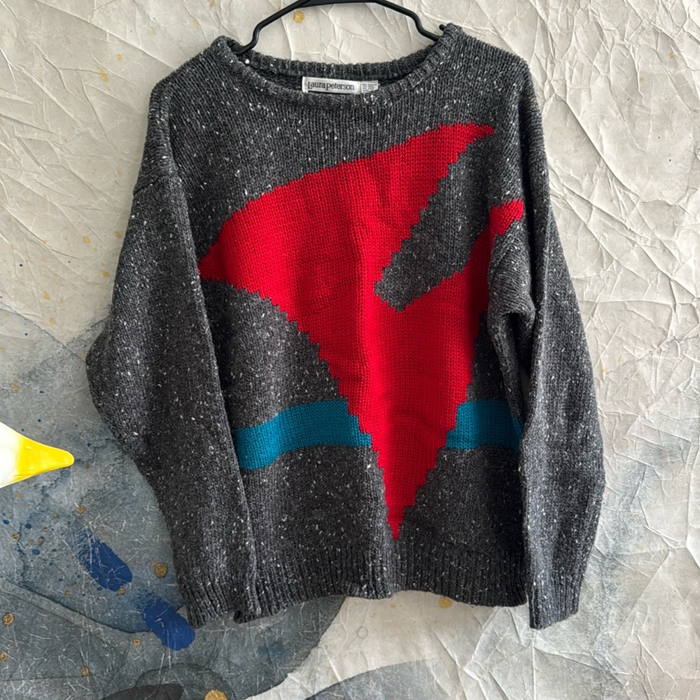 Vintage Laura Peterson Sweater Wool Blend